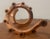 Mid-Century Modern 1960s Israeli Copper Hanukkah Menorah For Sale - Image 3 of 8
