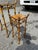 Late 20th Century Pair of Vintage Victorian Style Faux Bamboo Metal Nesting Plan Stands For Sale - Image 5 of 16