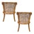 Frech Country Caned Accent Chairs For Sale - Image 4 of 7