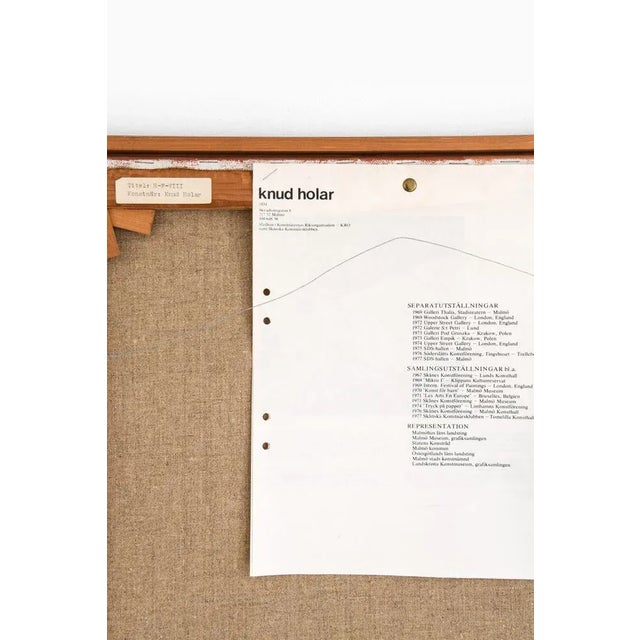 1960s Oil Painting by Knud Holar For Sale - Image 5 of 6