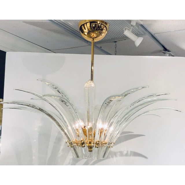 2010s Myran Allan Luxury Lighting Modern Italian Murano Glass Chandelier For Sale - Image 5 of 6
