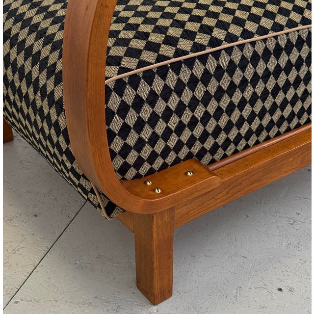 Art Deco Reclining Armchairs from Fischel, 1930s, Set of 2 For Sale - Image 6 of 10
