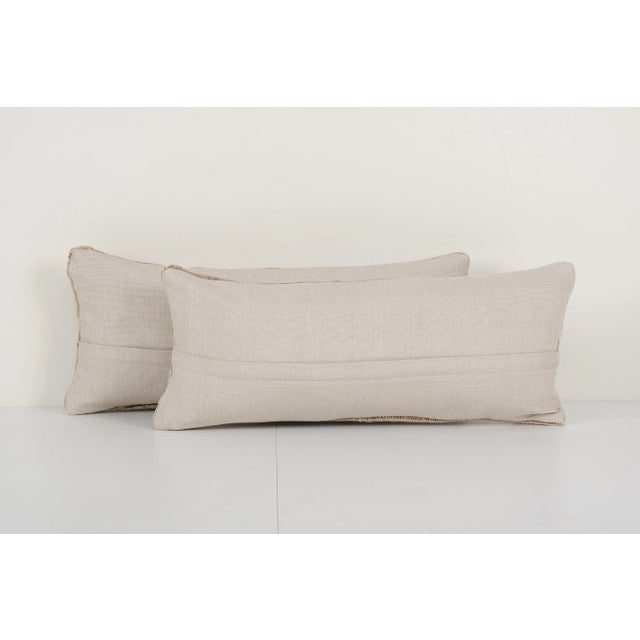 Turkish Wool Rug Pillow Cover - a Pair For Sale - Image 4 of 5