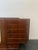 Art Deco Sideboard in Rosewood and Parchment with Top in Black Glass For Sale - Image 3 of 14