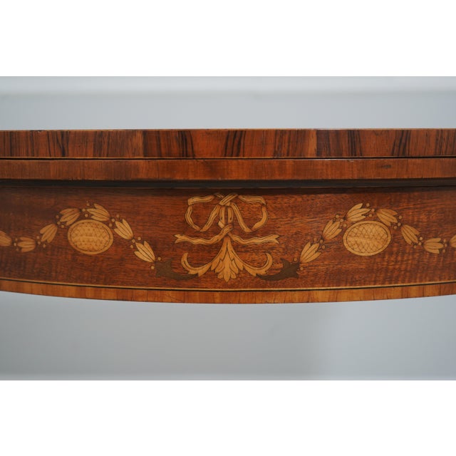 Baker Stately Homes Adam Style Games Table For Sale - Image 10 of 16