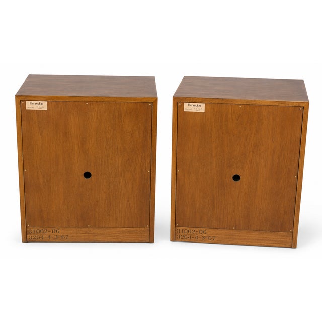 Pair of Vintage Henredon Campaign-Style Nightstands/End Tables For Sale - Image 12 of 12