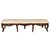 Rococo Early 19th Century Rococo Walnut Bench For Sale - Image 3 of 3