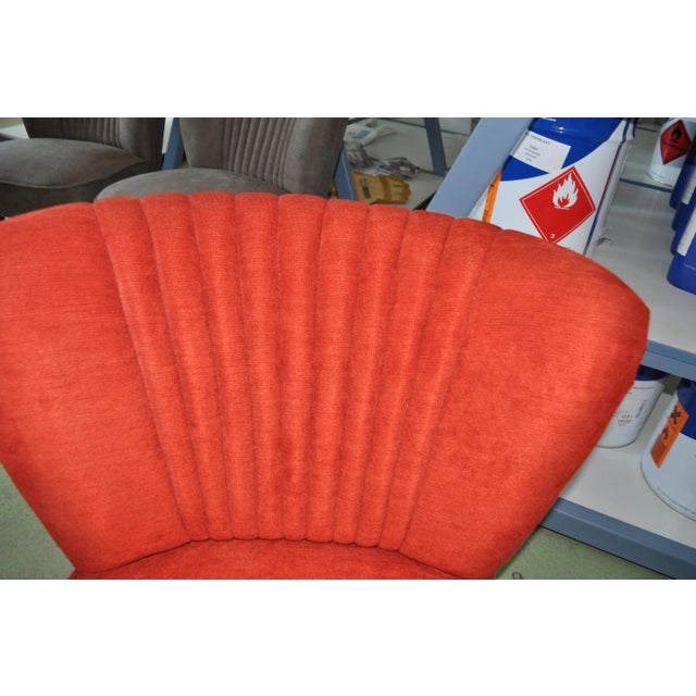 Red Cocktail Chair, 1960s For Sale - Image 4 of 8