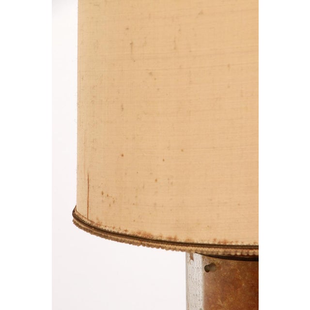 Brutalist Table Lamp Marble & Glass, 1960 For Sale - Image 16 of 17
