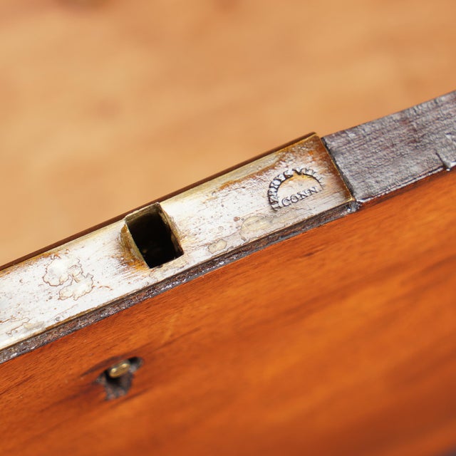 British Mahogany and Brass Officer's Trunk, 1830s For Sale - Image 15 of 15