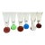 Colorful Postmodern Art Glass Cordials - Set of 6 For Sale