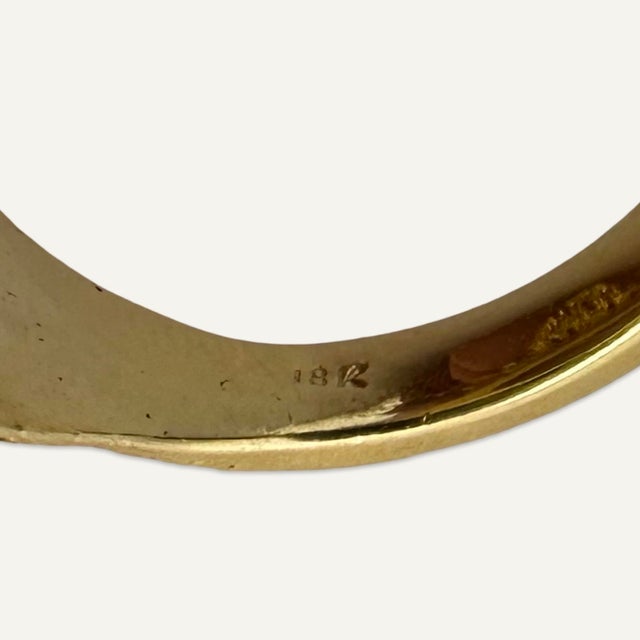 1990s Lavender Jade, Diamond and Amethyst Ring Stamped 18k Size 6.5 For Sale - Image 6 of 6