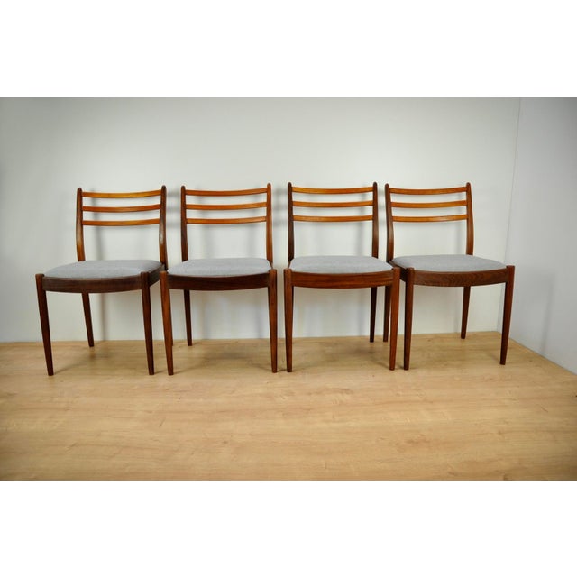 Brown Vintage Dining Chairs by Victor Wilkins for G-Plan, 1960s, Set of 4 For Sale - Image 8 of 8