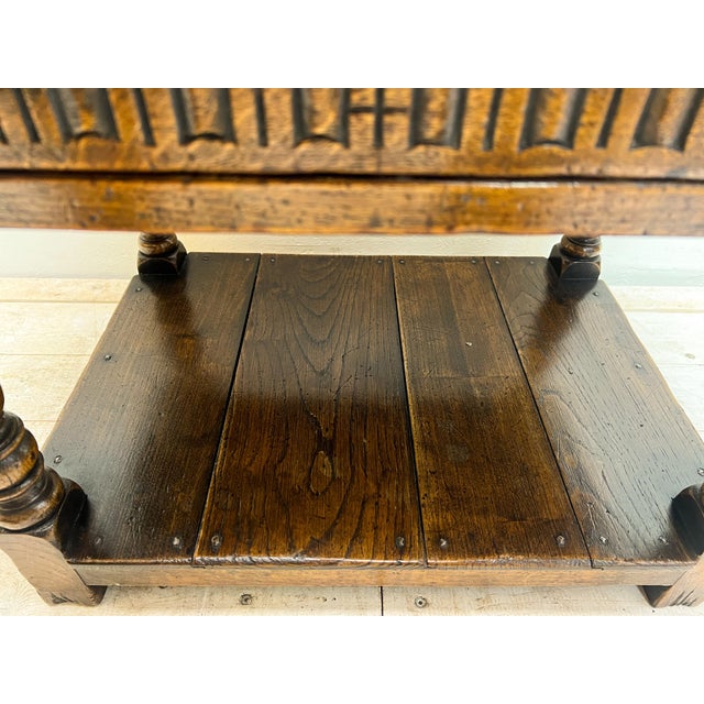 Spanish Drop Leaf Side Table in Elm & Oak, 1930s For Sale - Image 10 of 14