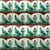 Antique Green Tile, 1920s For Sale - Image 10 of 11