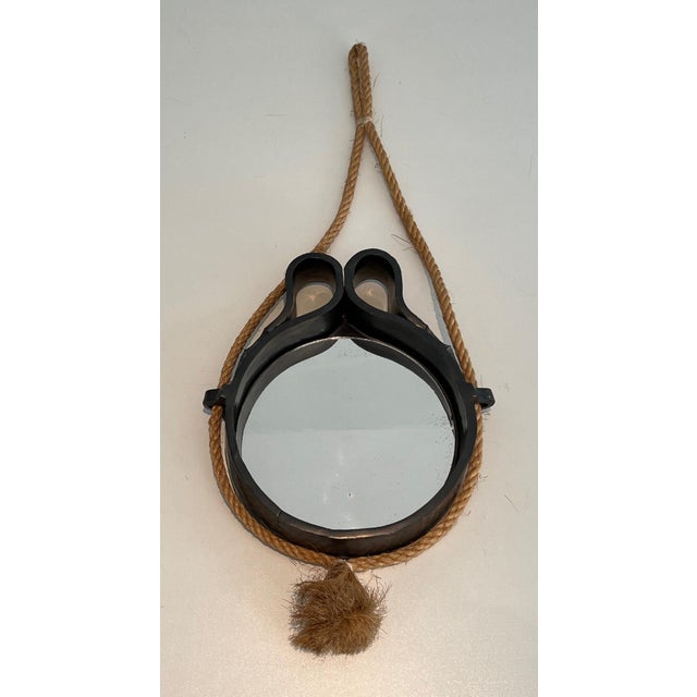 Small Ceramic and Rope Mirror For Sale - Image 12 of 12
