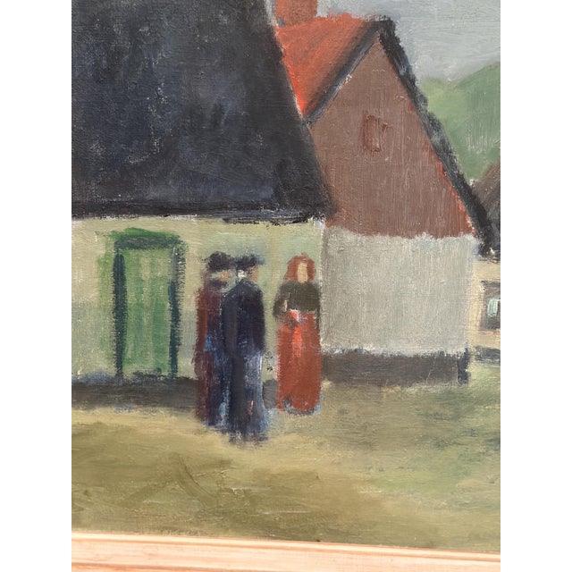 Fabian Lundqvist, Village, 1944, Oil on Canvas, Framed For Sale - Image 13 of 18