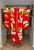 Vintage Red Brocade With Flying Cranes Japanese Ceremonial Kimono For Sale - Image 4 of 18