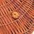 Chestnut 1970s Split -Rattan Clam Shell Baskets -Set of Two For Sale - Image 8 of 12