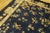 1920s Navy Blue Floral Shou Antique Chinese Art Deco Rug 8' 2''x 9' 10'' Knotted Wool Carpet For Sale - Image 10 of 12