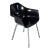 Mid 20th Century Mid-Century Modern Vintage Original Krueger Attributed Fiberglass Bucket Chair With Metal Frame For Sale
