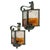 Mid-Century Sconces in Iron and Hammered Glass attributed to Longobard, Italy, 1970s, Set of 2 For Sale - Image 15 of 15