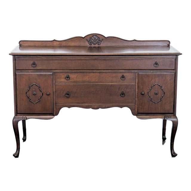 Vintage Three Drawer Sideboard For Sale