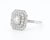 Art Deco Art Deco Octagonal Engagement Ring, Platinum and Diamonds, French 1925, Size 5.25 For Sale - Image 3 of 6