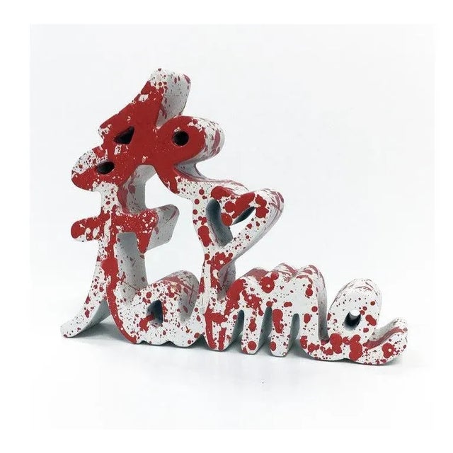 2020s Je T'aime - Red Splash (Sculpture) by Mr Brainwash For Sale - Image 5 of 5
