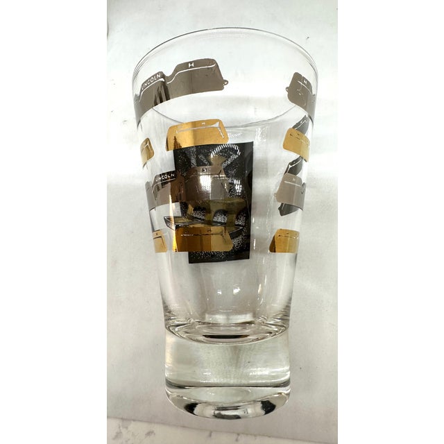 Mid-Century Modern 1960s Cera Mid Century Lincoln Cocktail/Champagne Glasses - Set of 7 For Sale - Image 3 of 4