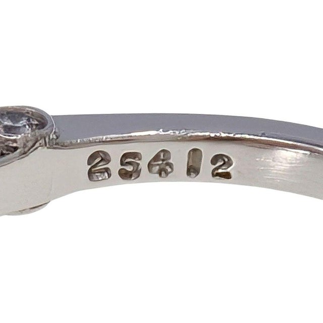 Stardust 18kw Halo Engagement Ring With Cz Center, Size 7 For Sale - Image 6 of 8
