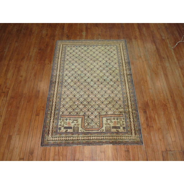 Late 20th Century Vintage Caucasian Rug For Sale - Image 5 of 6