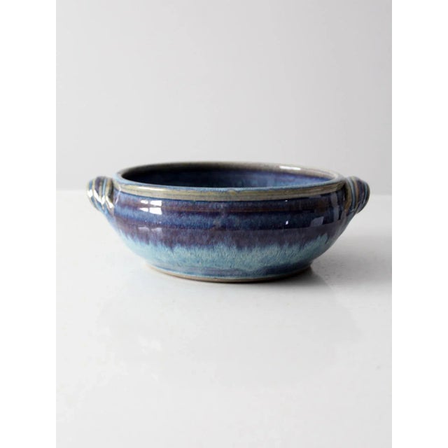 Contemporary Vintage Studio Pottery Bowl For Sale - Image 3 of 13