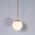 Plain Opaline Pendant in Glass, 1950s For Sale - Image 12 of 12