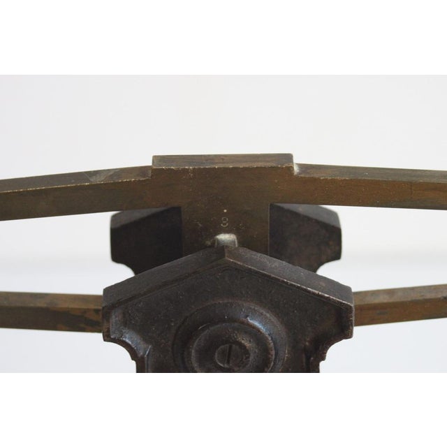 Antique Castiron and Brass Pharmacy Scale, 1900s For Sale - Image 17 of 18