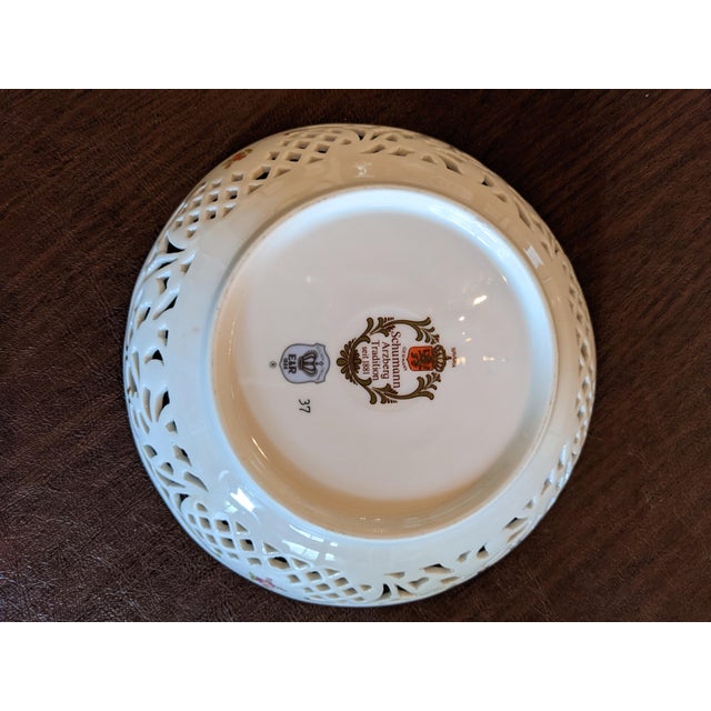 Ceramic Antique Meissen Hand-Painted Bowl For Sale - Image 7 of 11