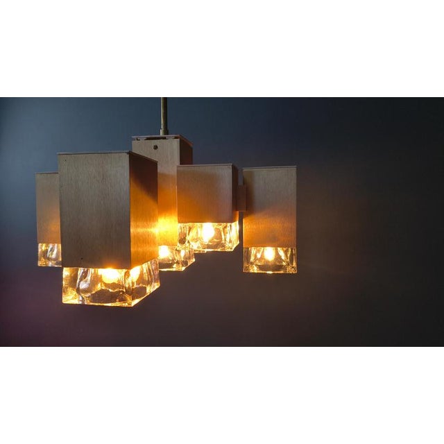 Vintage Cubic Pendant Light by Gaetano Sciolari, 1970s For Sale - Image 6 of 18