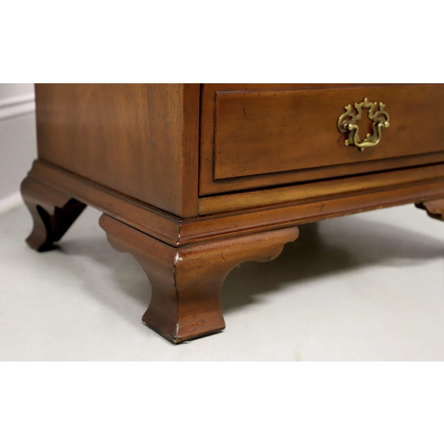 Wood Hickory Chair Mahogany Chippendale Nightstand Bedside Chest For Sale - Image 7 of 10