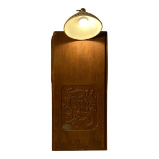 Wall Sculptural Lamp With Republic-Era Porcelain Bowl－Suspended Moment For Sale