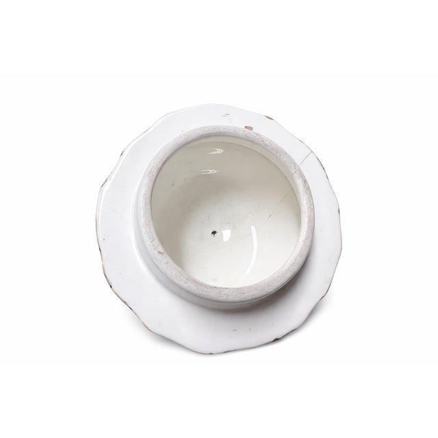 White Vintage Dutch Polychrome Lidded Vases by De Sphinx, 1970s, Set of 2 For Sale - Image 8 of 11