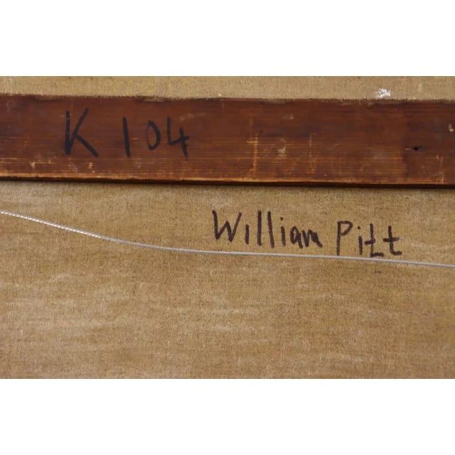 Late 19th Century Signed, William Pitt, Winter Country Scene, Antique Oil Painting For Sale - Image 10 of 11