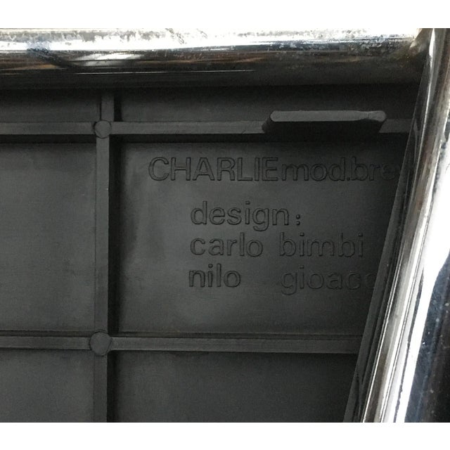 Vintage Italian Postmodern Charlie Swivel Chair by Carlo Bimbi & Nilo Gioacchini for Segis, 1980s For Sale - Image 16 of 18