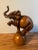 1950s 1950s Wooden Elephant on Ball Sculpture For Sale - Image 5 of 11