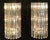 Vintage Murano Glass Sconce with Slatted Glass, 1989, Set of 2 For Sale - Image 8 of 8