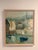 Vintage French Harbor Painting in a Light Wood Frame, Signed For Sale - Image 10 of 10