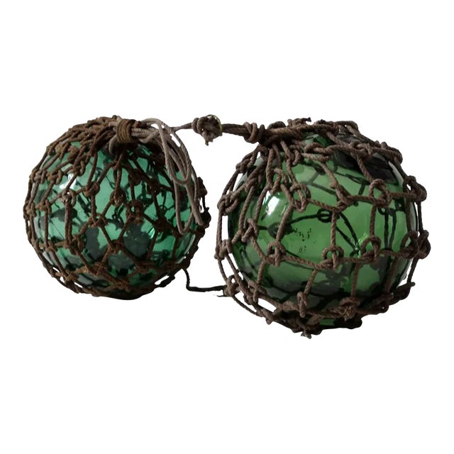 Antique Glass Fishing Floats Chairish