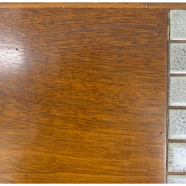 Vintage Mid-Century Modern Lane Monte Carlo Tile Top Table