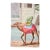 Hand Painted Scenic Wallpaper Sample, Luxury Camel Landscape Wall Mural Sample, Decorative Wallcovering For Sale