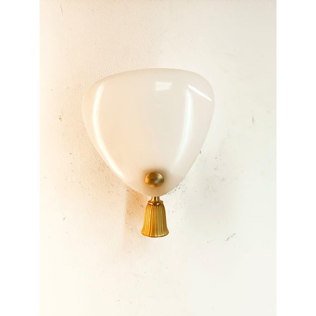 Italian Brass Wall Light For Sale - Image 4 of 10