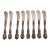 Early 20th Century Reed & Barton "Francis I" All Sterling Silver Butter Spreaders, Old Mark, Lot of 8 For Sale